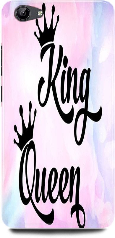 DIKRO Back Cover for vivo V5s, 1713, KING, QUEEN, RAJA, RAANI, PRINCE, PRINCESS  (Multicolor, Hard Case, Pack of: 1)