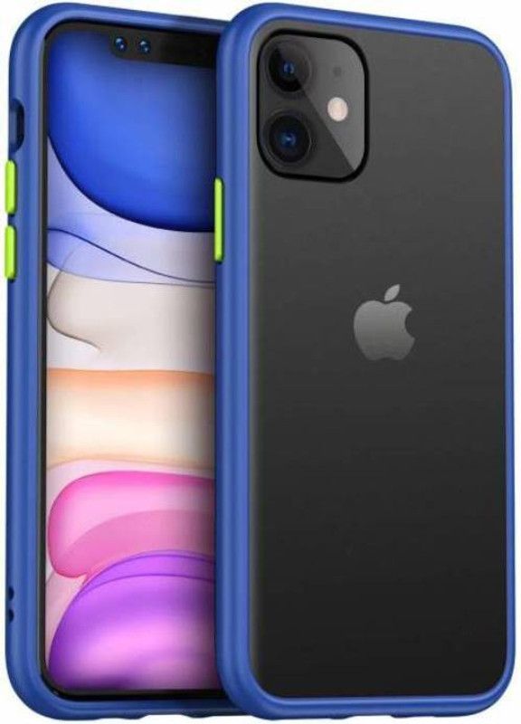 RUNEECH Back Cover for APPLE IPHONE 11 PRO  (Blue, Shock Proof, Silicon, Pack of: 1)