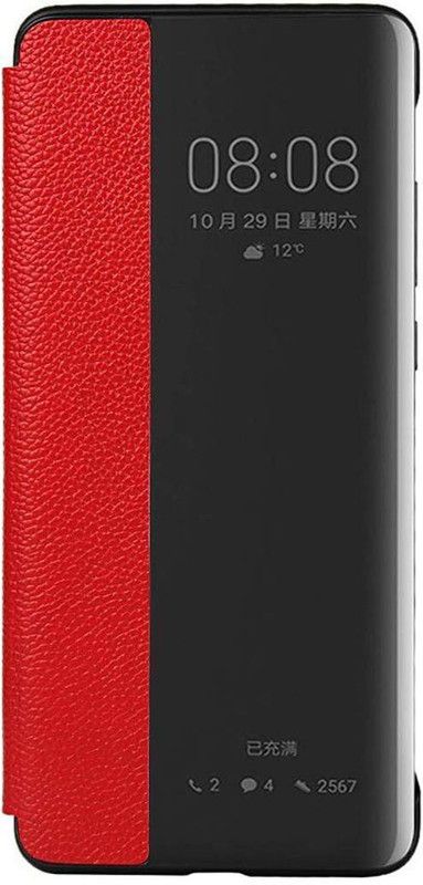 Elica Flip Cover for Huawei Y6 (2019)  (Red, Shock Proof, Pack of: 1)