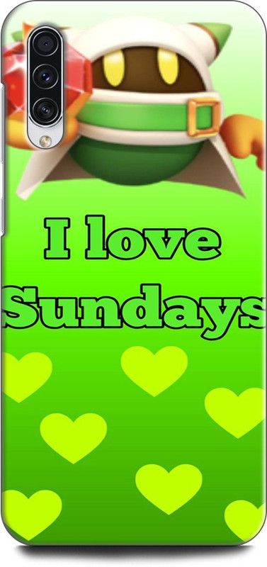 Afterglow Back Cover for SAMSUNG Galaxy A30s I LOVE SUNDAY, HOLIDAY, MASTTI, ENJOY  (Multicolor, Shock Proof, Pack of: 1)