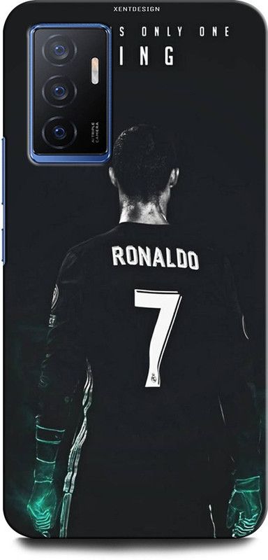 INTELLIZE Back Cover for VIVO V23e 5G CRISTIANO RONALDO, RONALDO 7, CR, 7, FOOTBALL, SPORTS, REAL MADRID  (Multicolor, Hard Case, Pack of: 1)