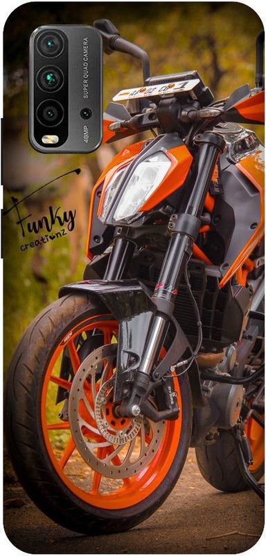 URCHIN Back Cover for Redmi 9 Power KTM, KTM Bike, Superbike, Bike Lover, Duke, KTM RC200  (Multicolor, Shock Proof, Pack of: 1)