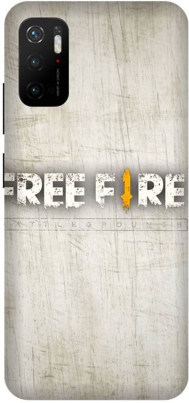 UMPRINT Back Cover for Redmi Note 10T/M2103K9I Free Fire Game Printed Back Cover  (Multicolor, Hard Case, Pack of: 1)