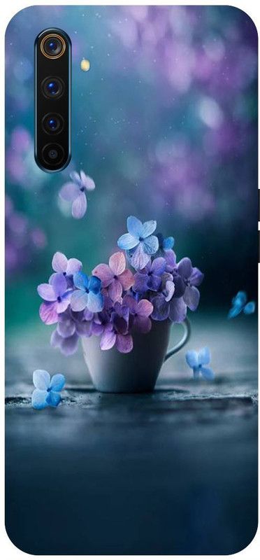 Zaplab Back Cover for Realme 6i, RMX2002 Flowers Printed Back Cover  (Multicolor, Waterproof, Pack of: 1)