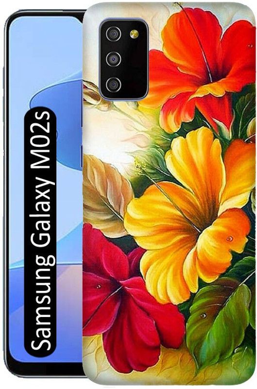 LEEMARA Back Cover for Samsung Galaxy M02s, SM-M025F  (Multicolor, 3D Case, Pack of: 1)