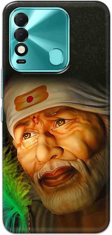 NDCOM Back Cover for Tecno Spark 8 Sai Baba Shirdiwale Printed  (Multicolor, Hard Case, Pack of: 1)