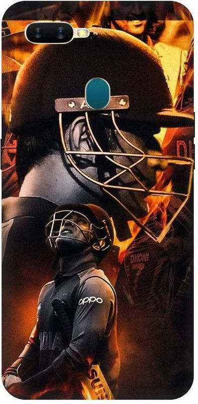 URCHIN Back Cover for Oppo A12MS Dhoni, Dhoni, CSK, Dhoni, Mahi, Cricket  (Multicolor, Shock Proof, Pack of: 1)