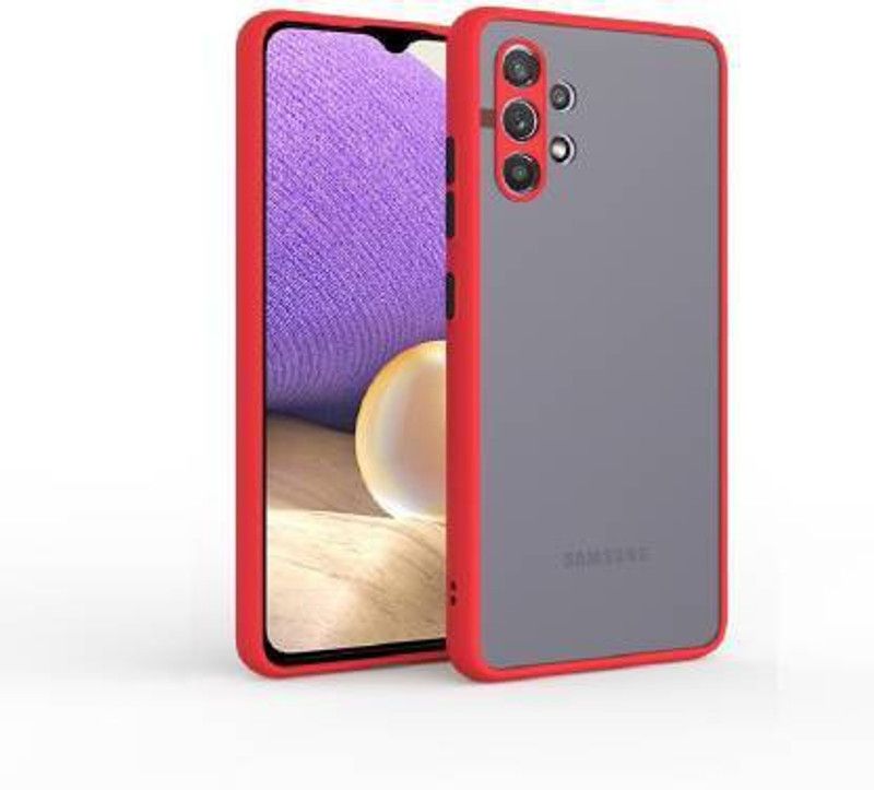 Bluei Back Cover for SAMSUNG GALAXY A32  (Red, Shock Proof, Silicon)