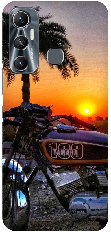 PICHKU Back Cover for INFINIX HOT 11- X662-ROYAL,ENFIELD,BULLET,KTM,BIKE,LOVER,RACER,RIDER,BOYS,ATTITUDE,RACE  (Brown, Hard Case, Pack of: 1)
