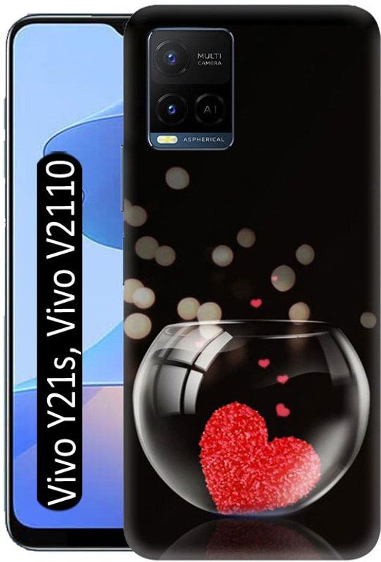 Bingal Back Cover for Vivo Y21s, Vivo V2110  (Multicolor, 3D Case)