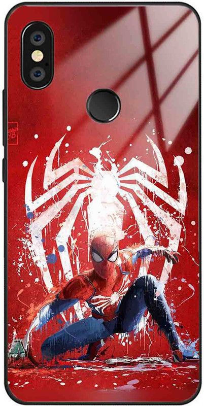 NDCOM Back Cover for Mi Redmi Note 5 Pro  (Red, White, Grip Case, Pack of: 1)