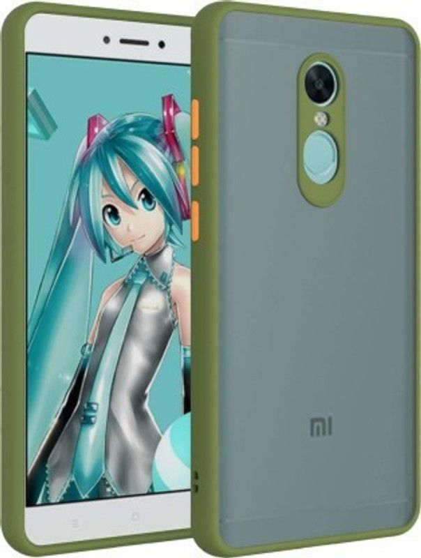 LAMOX Back Cover for Mi Redmi Note 4  (Green, Dual Protection, Pack of: 1)