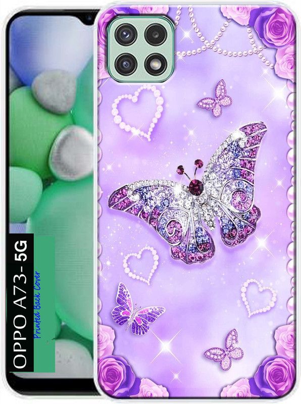 KENTAROELENE Back Cover for Oppo A73-5G  (Multicolor, Dual Protection, Silicon)