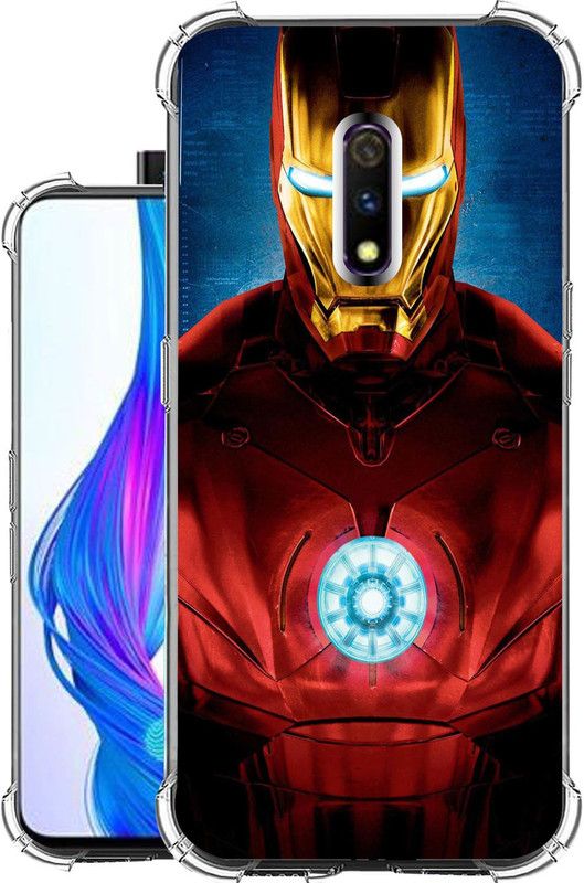 Snazzy Back Cover for Realme X  (Red, Shock Proof, Silicon, Pack of: 1)