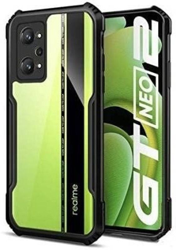 sadgatih Back Cover for Realme GT Neo 2 5G  (Black, Shock Proof, Pack of: 1)