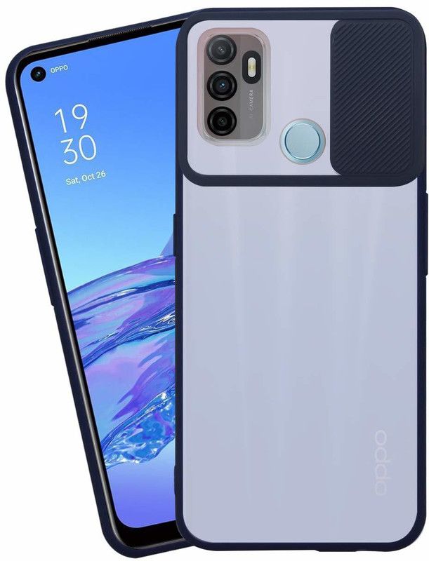 Shining Stars Bumper Case for Oppo A33 2020  (Blue, Camera Bump Protector, Pack of: 1)