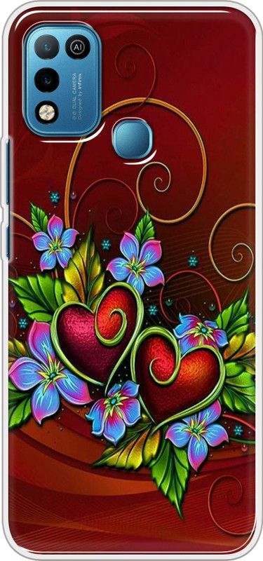 Appcityprint Back Cover for Infinix Smart 5  (Maroon, Grip Case, Silicon, Pack of: 1)