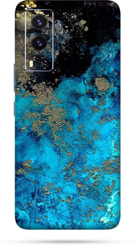CLAXA Blue Sea Vivo V21e Back Skin Guard, Blue Sea Mobile Skin  (Blue Sea Skin With Super matte finish)