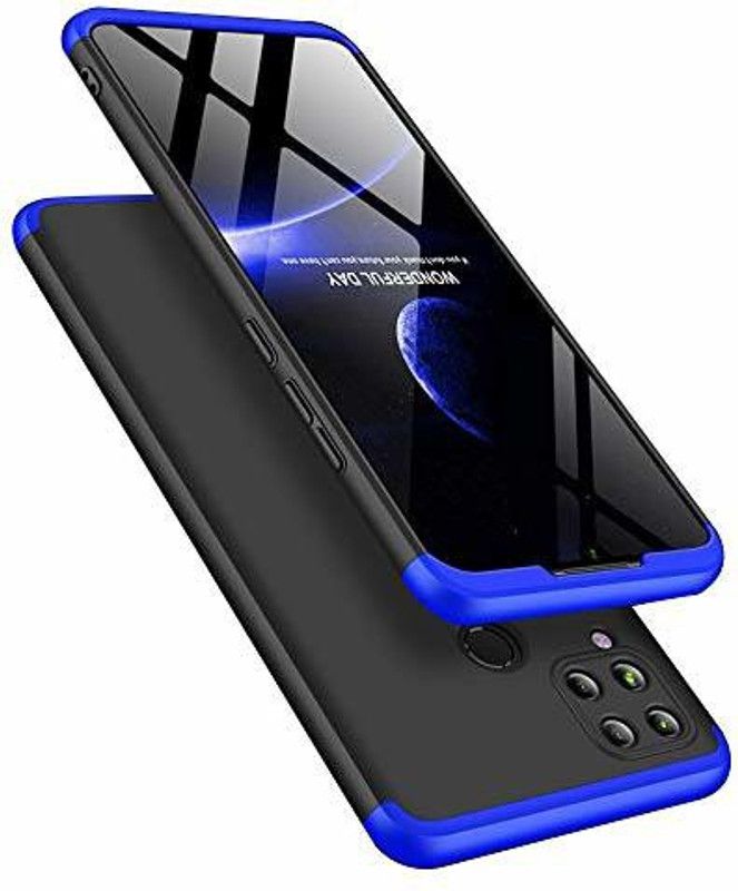 Celzo Back Cover for Realme C15  (Blue, Pack of: 1)