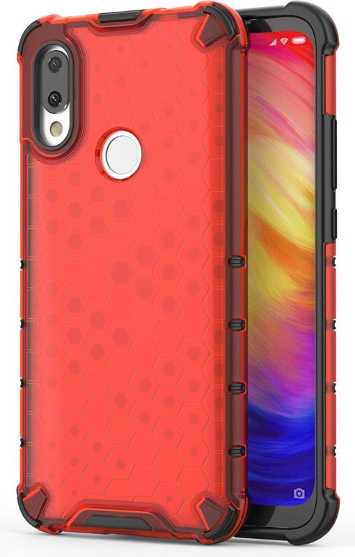 Elica Bumper Case for Xiaomi Redmi Note 7S 6.3"  (Red, Shock Proof, Pack of: 1)