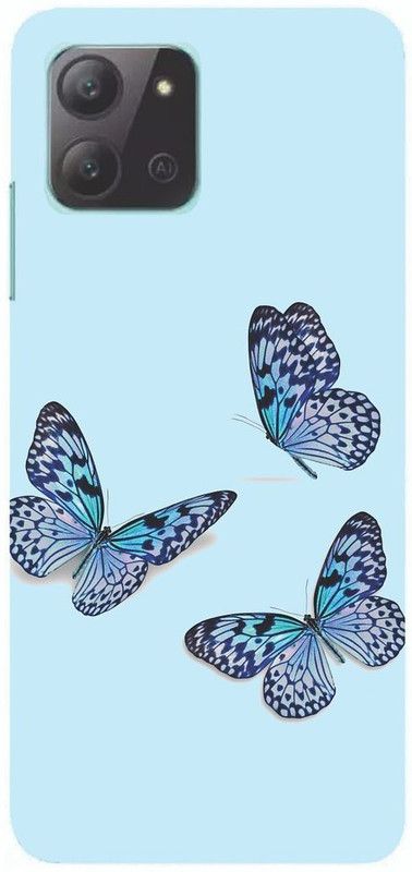 KIZIN Back Cover for Infinix Hot 11 2022  (Blue)