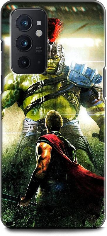 INDICRAFT Back Cover for OnePlus 9RT 5G ANGRY HULK, THOR, MARVEL, AVENGERS, SUPERHERO  (Multicolor, Shock Proof, Pack of: 1)