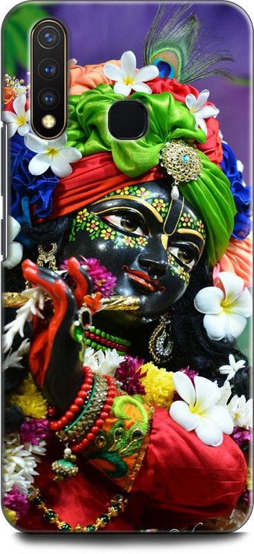 KEYCENT Back Cover for Vivo Y19, Vivo 1915 LORD KRISHNA, KRISHANJI, GOD, KRISHN KANHIYA  (Multicolor, Pack of: 1)