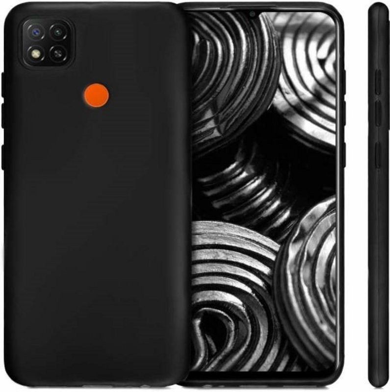 Techforce Back Cover for Redmi 9c, Redmi 9  (Black, Pack of: 1)