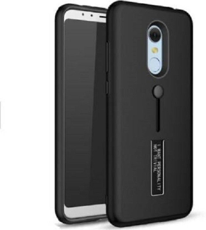 NewSelect Back Cover for Mi Redmi Note 4  (Black, Grip Case, Pack of: 1)