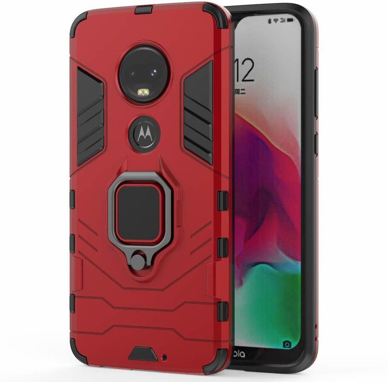 ZIVITE Back Cover for Moto G7 / G7 Plus  (Red, Rugged Armor, Pack of: 1)