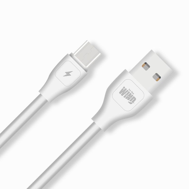 be the WIND Micro USB Cable 2 m CB-15 Micro white  (Compatible with Android Micro USB Supported Mobile Phones, White, One Cable)