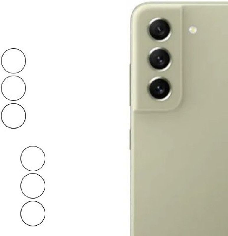 tombik Back Camera Lens Glass Protector for Samsung Galaxy S21 FE  (Pack of: 2)