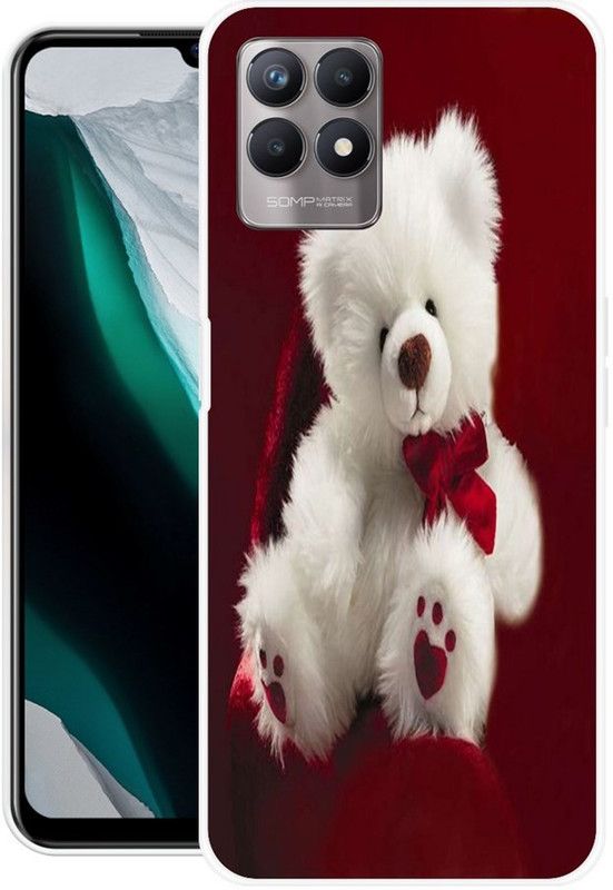 RJ14 (Online) Back Cover for Realme 8i  (Multicolor, Grip Case, Silicon)