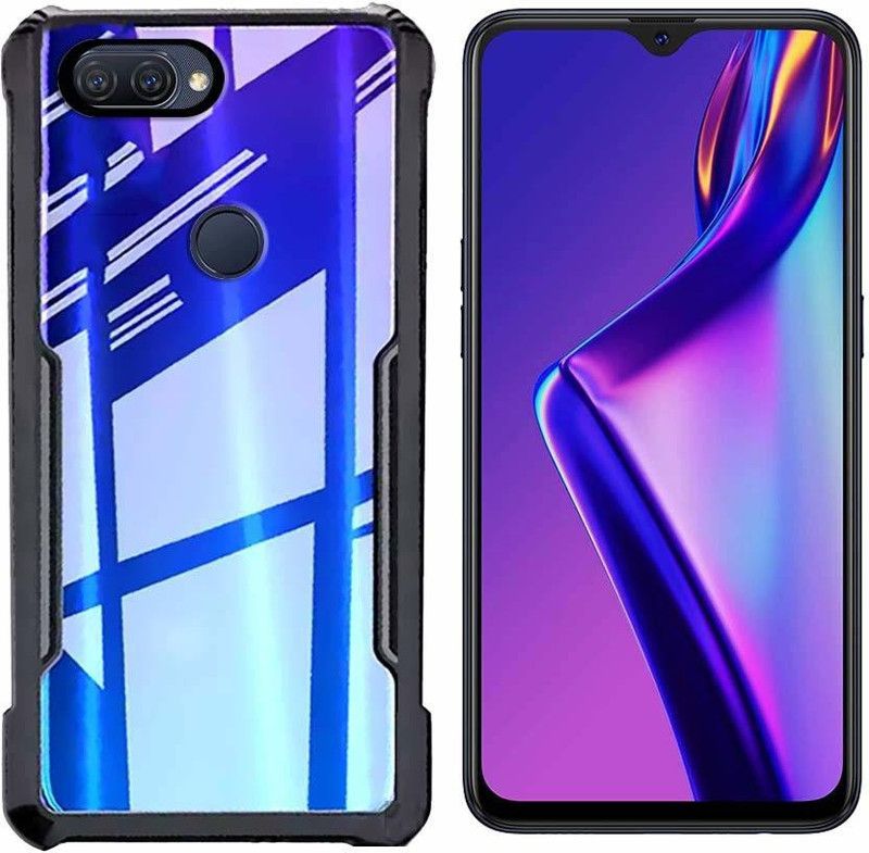 ONCRAVES Back Cover for OPPO A12  (Black, Shock Proof, Pack of: 1)