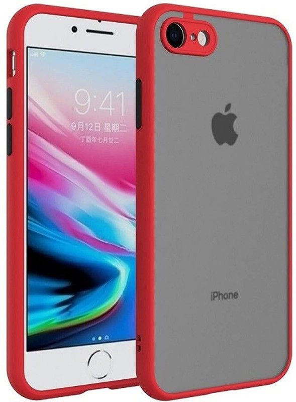 MOBIRUSH Back Cover for Apple iPhone 6s Plus  (Red, Camera Bump Protector, Pack of: 1)