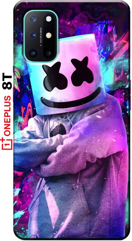 Rockerspot Back Cover for OnePlus 8T  (Multicolor, Silicon, Pack of: 1)