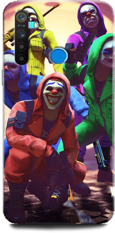 Afterglow Back Cover for Realme 5 FREE FIRE, GARENA, GARENA FREE,CALAVERA, HUNTER, SCPRION  (Multicolor, Shock Proof, Pack of: 1)