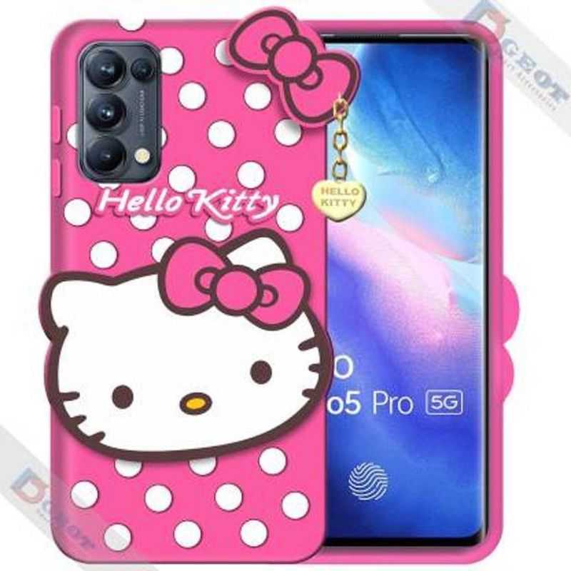 Krish Tech Back Cover for Oppo Reno 5 Pro  (Pink, Shock Proof, Pack of: 1)