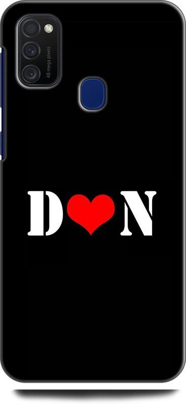 Afterglow Back Cover for SAMSUNG Galaxy M30s D N, D LOVES N, NAME, LETTER, ALPHABET, DN LOVE, HART  (Multicolor, Shock Proof)