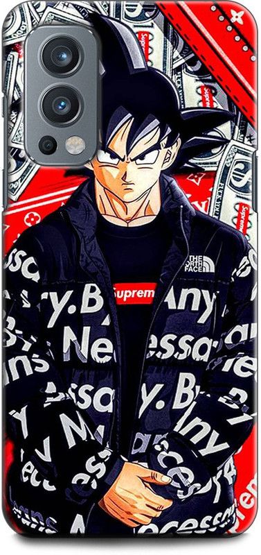WallCraft Back Cover for OnePlus Nord 2 5G SUPREME, SWAG, SPORT, GOKU, DRAGON BALL Z, ANIME, VEGETA, NARUTO  (Multicolor, Dual Protection, Pack of: 1)