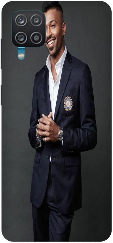THE NARAYANA COLLECTIONS Back Cover for SAMSUNG GALAXY F12-HARDIK,PANDYA,INDIAN,CRICKETER,IPL  (Multicolor, Hard Case, Pack of: 1)