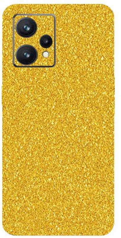Jeeva Creation Realme 9 Mobile Skin  (Ultra Super Golden Glitter Skin With High Matte Finish. Skin;)