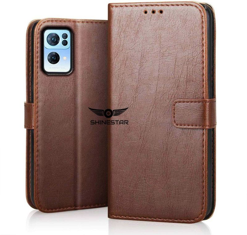 SHINESTAR. Back Cover for OPPO Reno 7 Pro 5G  (Brown)