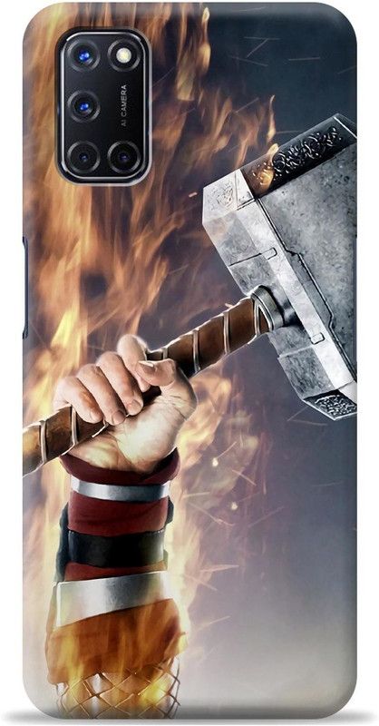 Loffar Back Cover for Oppo A52  (Brown, Shock Proof, Pack of: 1)