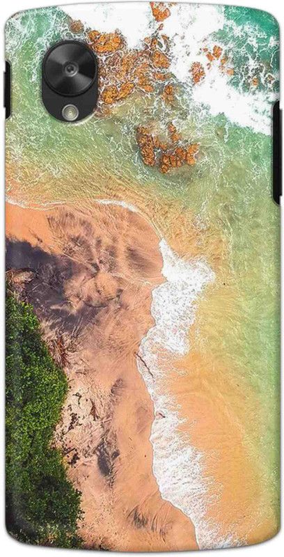 NDCOM Back Cover for NEXUS 5 Beach Wave Printed  (Multicolor, Hard Case, Pack of: 1)