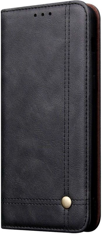 Shock Proof Flip Cover for Samsung Galaxy J6  (Black, Magnetic Case, Pack of: 1)