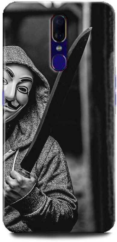 INTELLIZE Back Cover for OPPO F11/CPH1911 Anonymous,Printed  (Multicolor, Shock Proof, Pack of: 1)
