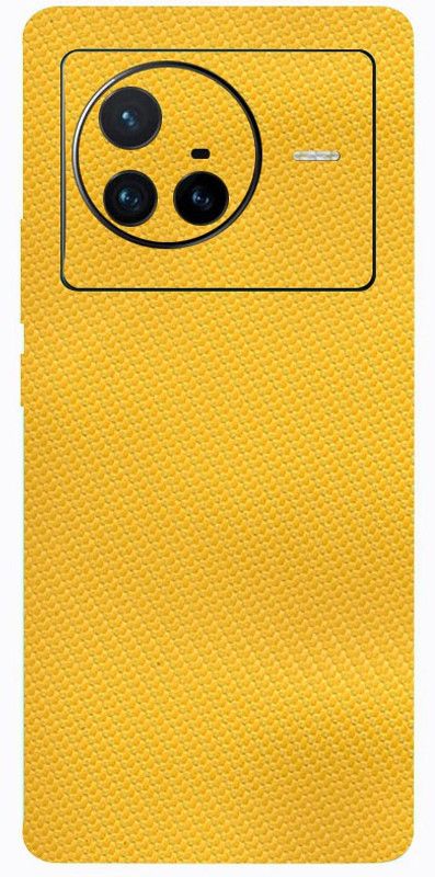 AsSkin Vivo x20 Mobile Skin  (Ultra Super Yellow Carbon Fiber With High Gloss Finish).)