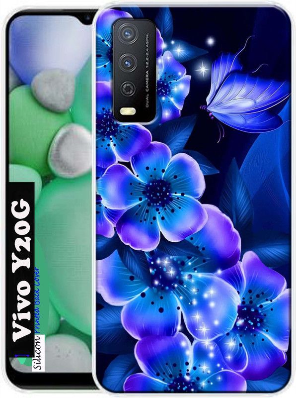 KENTAROELENE Back Cover for Vivo Y20G, Vivo Y20G Back Cover  (Multicolor, Dual Protection, Silicon, Pack of: 1)