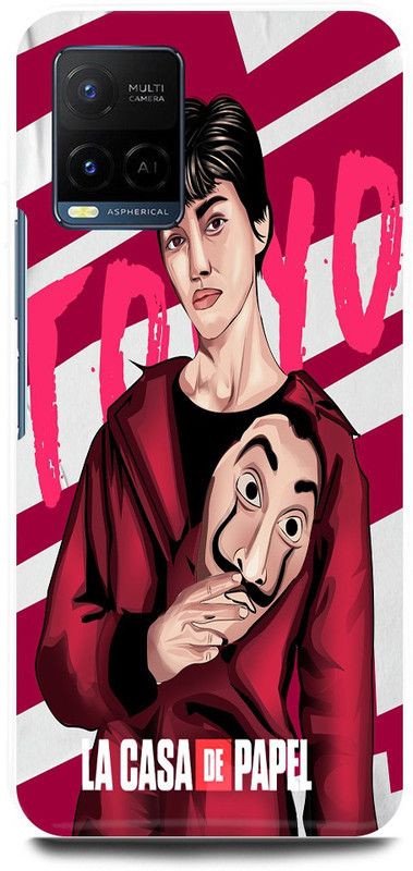 play fast Back Cover for Vivo Y21T, V2135 TOKYO, MONEY, HEIST, ACTOR  (Pink, Hard Case, Pack of: 1)
